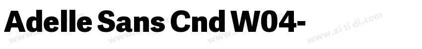 Adelle Sans Cnd W04字体转换 Adelle Sans Cnd W04字体转换